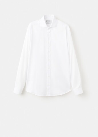 MANGO MAN Slim fit Button Up Shirt in White
