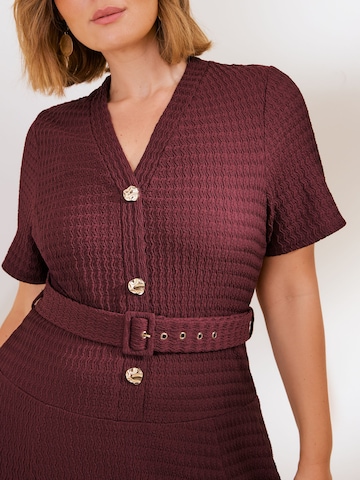 Friends Like These - Vestido camisero en rojo