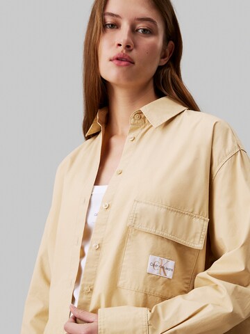 Calvin Klein Jeans Übergangsjacke in Beige