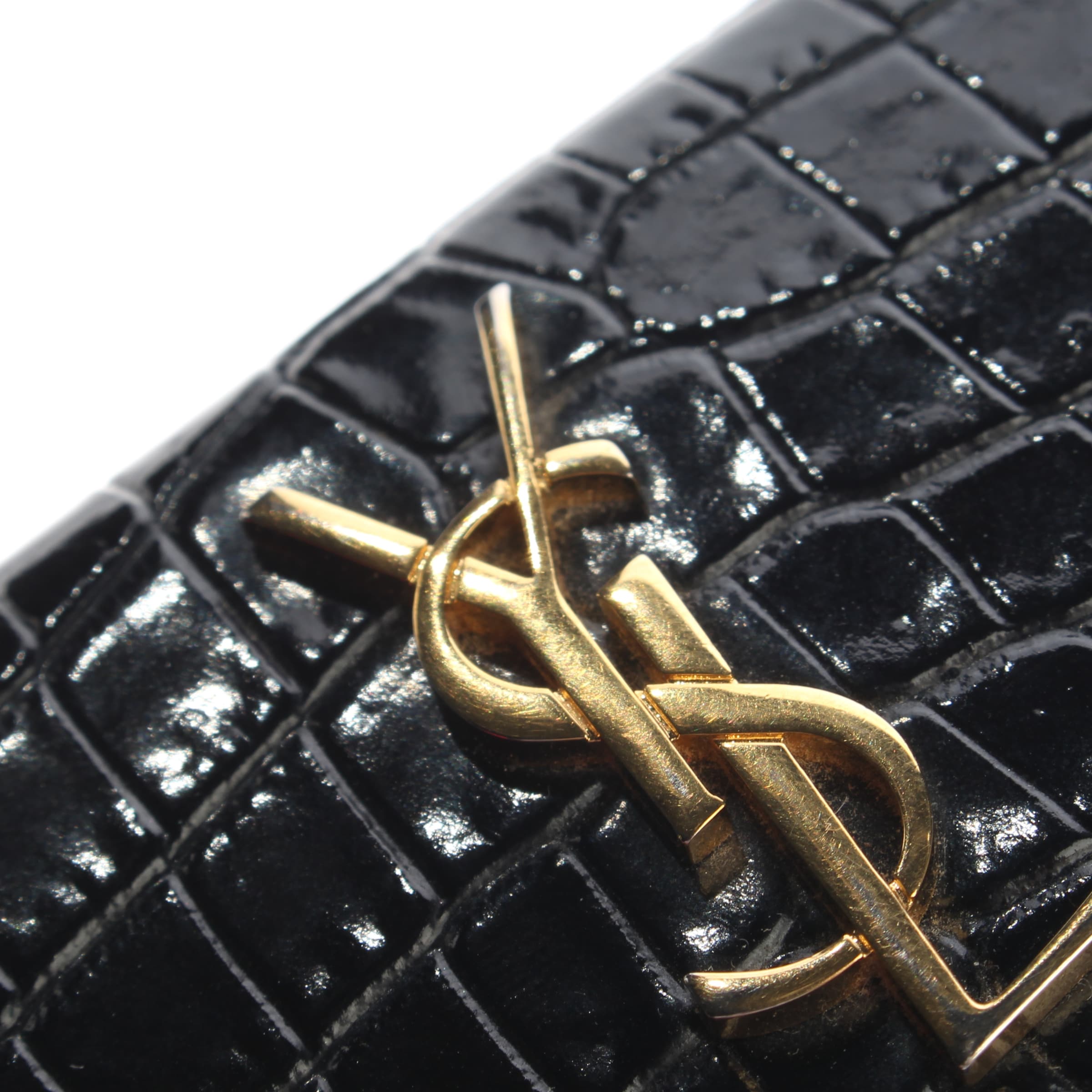 Saint Laurent Small Leather Goods in One size in Black