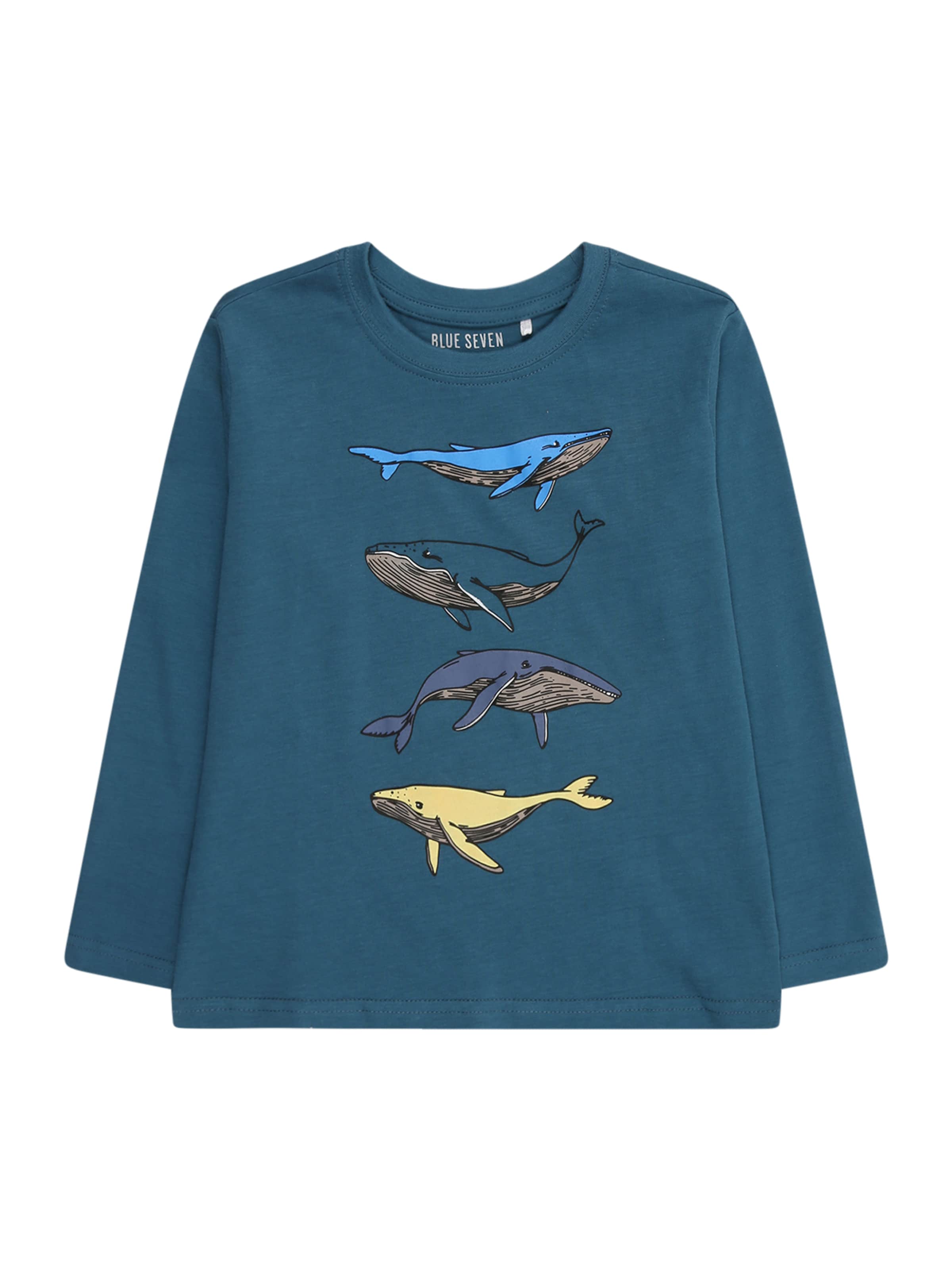 BLUE SEVEN Μπλουζάκι σε μπλε: μπροστά