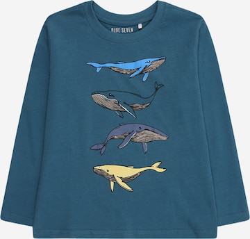 mėlyna BLUE SEVEN Marškinėliai: priekis