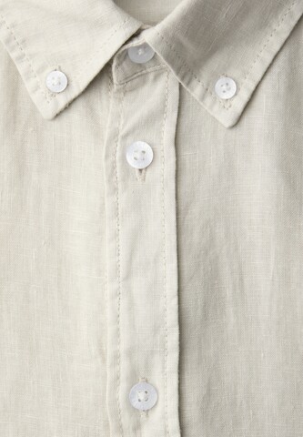 Street One MEN Comfort fit Button Up Shirt in Beige