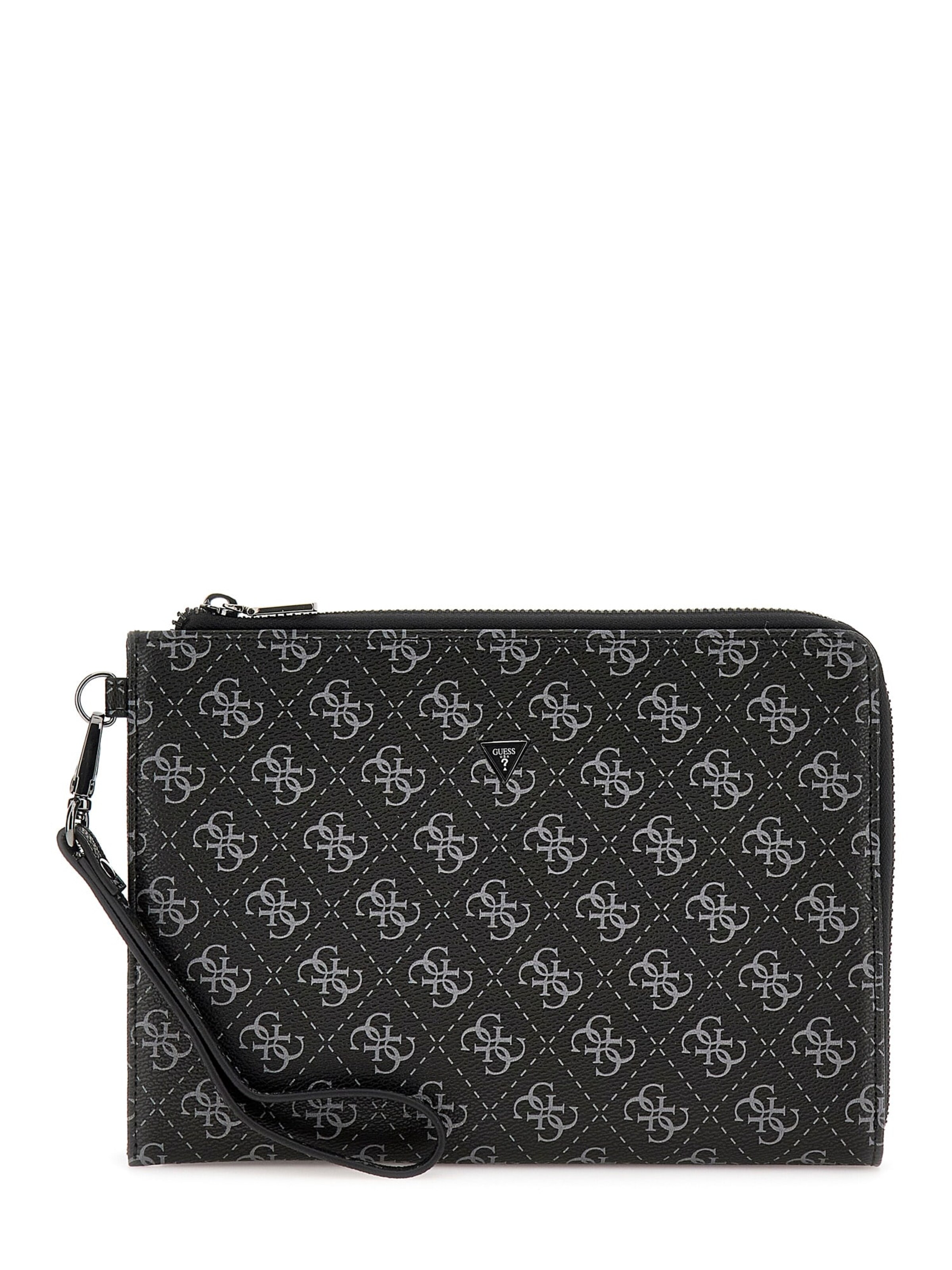GUESS Wallet 'Milano' in Black: front