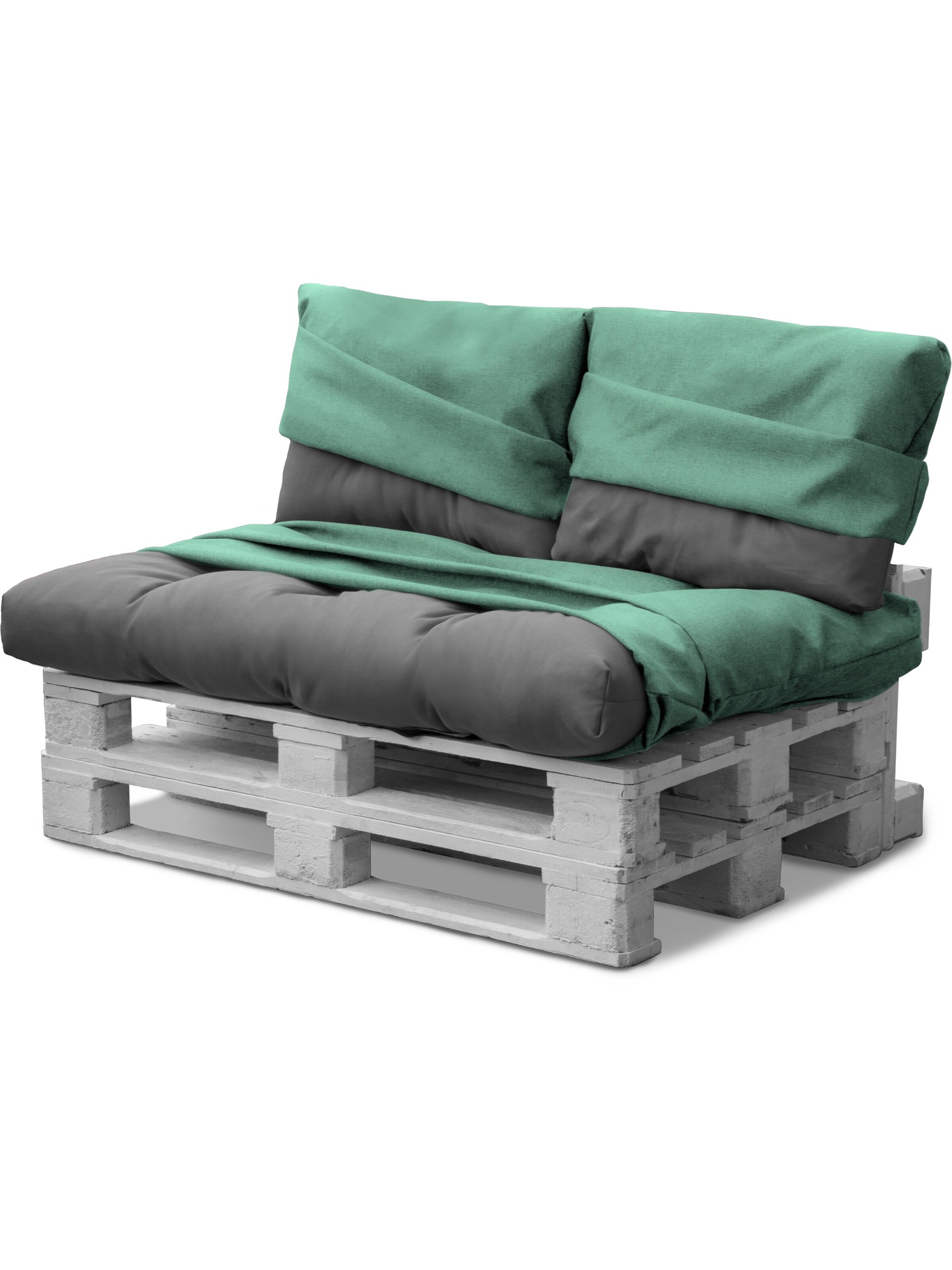 Housses de siège 'Manduria' Aspero en vert : devant