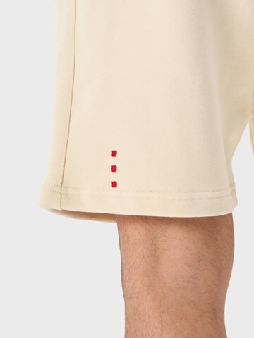 Ossy Homer Loosefit Sporthose '450 GSM' in Beige