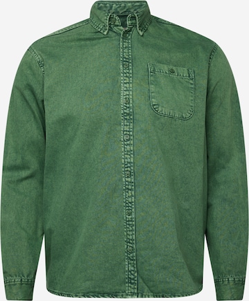 Blend Big Regular fit Button Up Shirt in Green: front