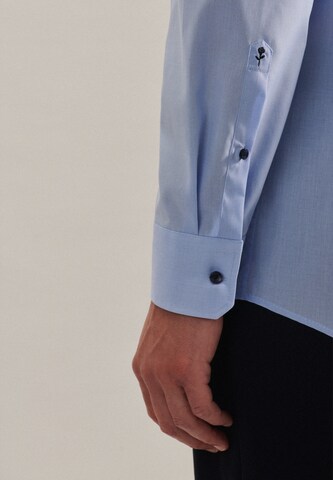 SEIDENSTICKER Regular fit Business Shirt in Blue