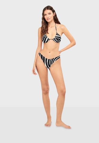 Gisela - Triangular Soutien em preto: frente