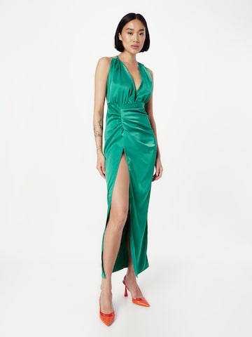 Misspap Večerna obleka | zelena barva: sprednja stran