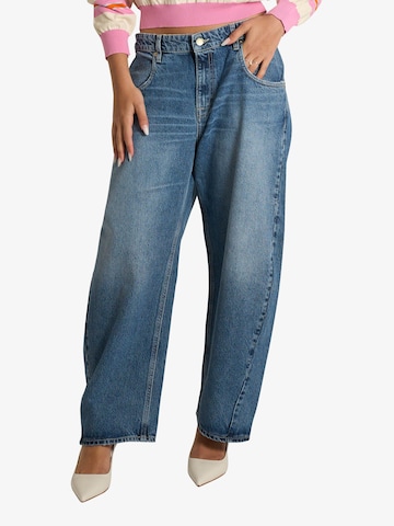 Wide Leg Jean 'Aida' Cycle en bleu : devant