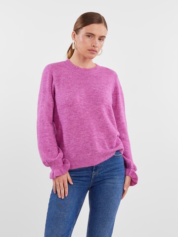 YAS Sweater 'BALIS' in Purple: front
