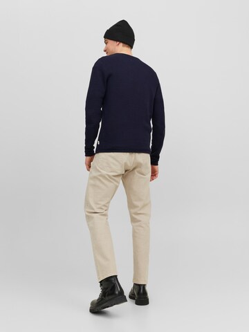 JACK & JONES Pullover 'Miguel' i blå