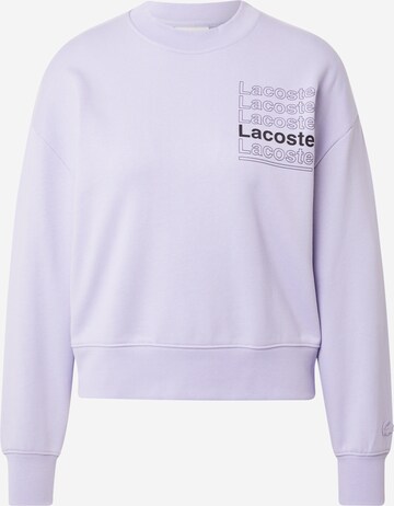 Lacoste LIVE Sweatshirt i lila: framsida