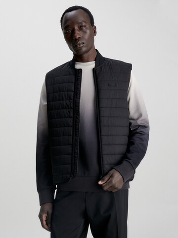 Gilet Calvin Klein en noir : devant