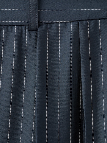 MANGO Wide leg Pressveckad byxa 'BELI' i blå