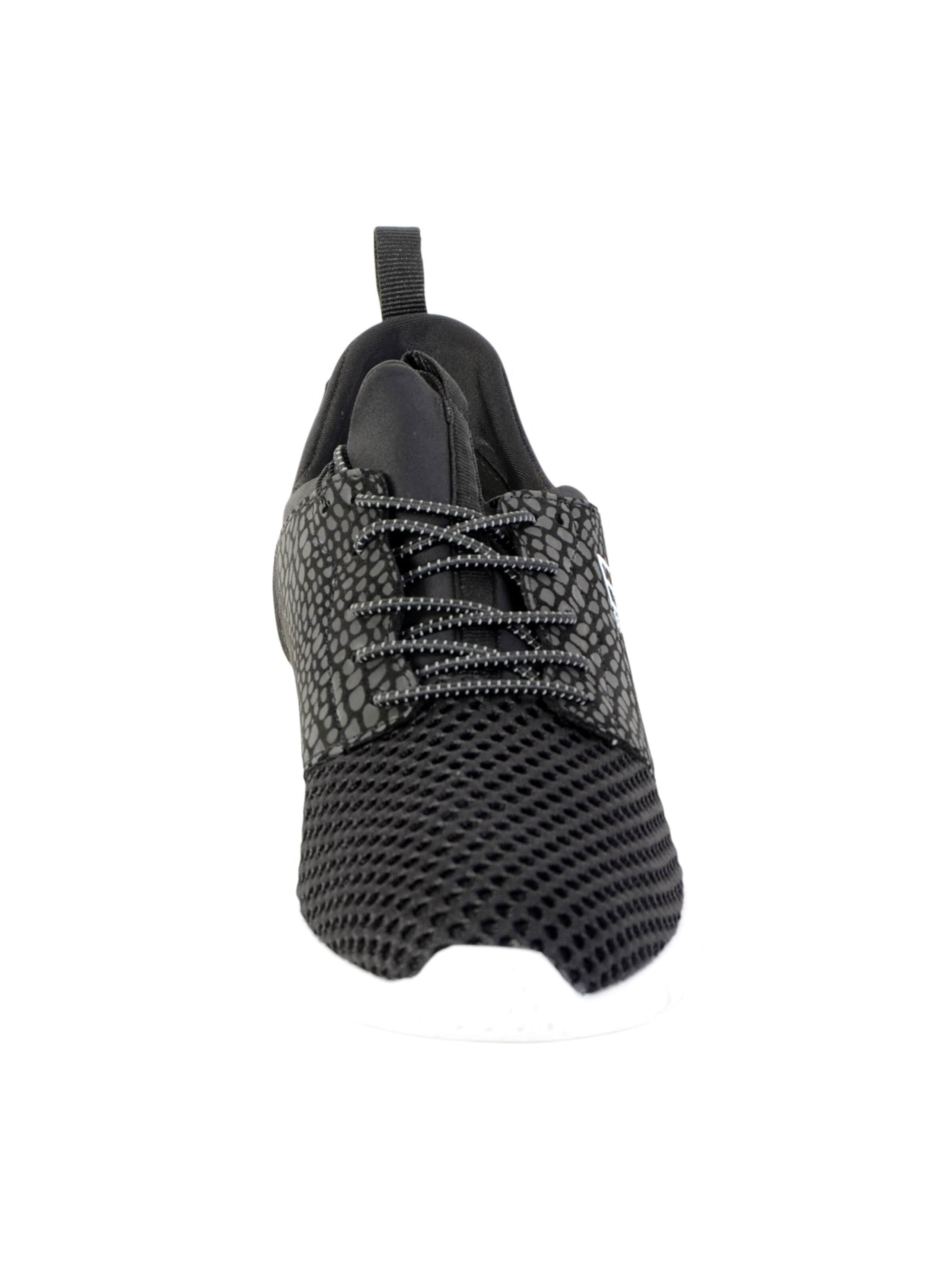 Chaussure de sport à lacets EA7 Emporio Armani en noir