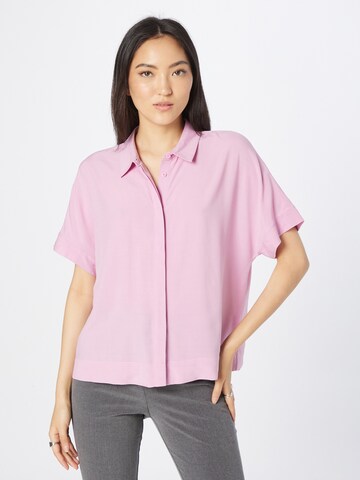 Soft Rebels Blouse 'Freedom' in Roze: voorkant