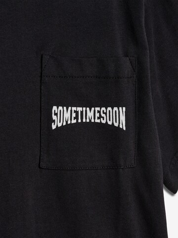 T-Shirt SOMETIME SOON en noir