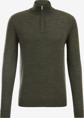 WE Fashion Pullover i grøn: forside