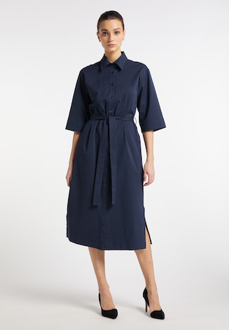 DreiMaster Klassik Shirt Dress in Blue: front