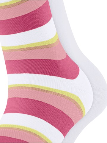 ESPRIT Socken 'Crochet Stripe 2-Pack'‌‌‌‌‌‌‌ in Mischfarben