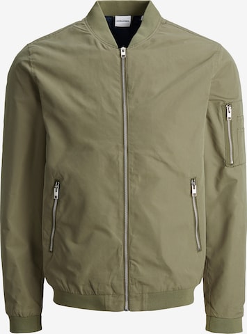 JACK & JONES Демисезонная куртка 'Rush' в Зеленый: спереди