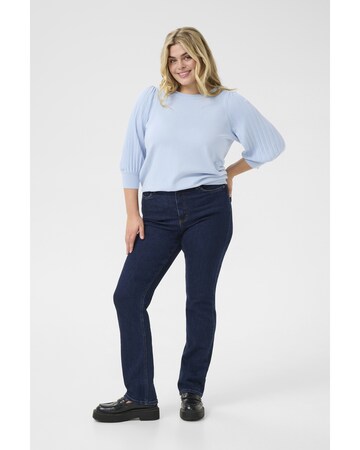 KAFFE CURVE Pullover 'Loni' in Blau