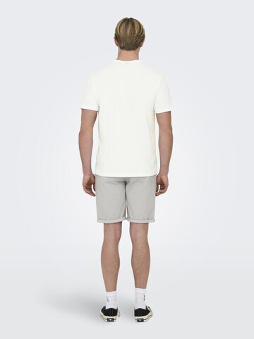 Only & Sons T-Shirt 'KOLTON' in Weiß