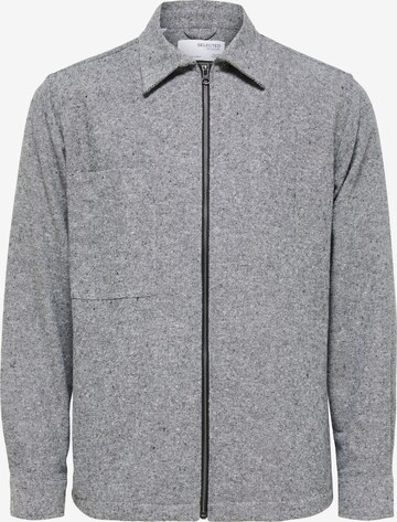 Veste mi-saison SELECTED HOMME en gris : devant