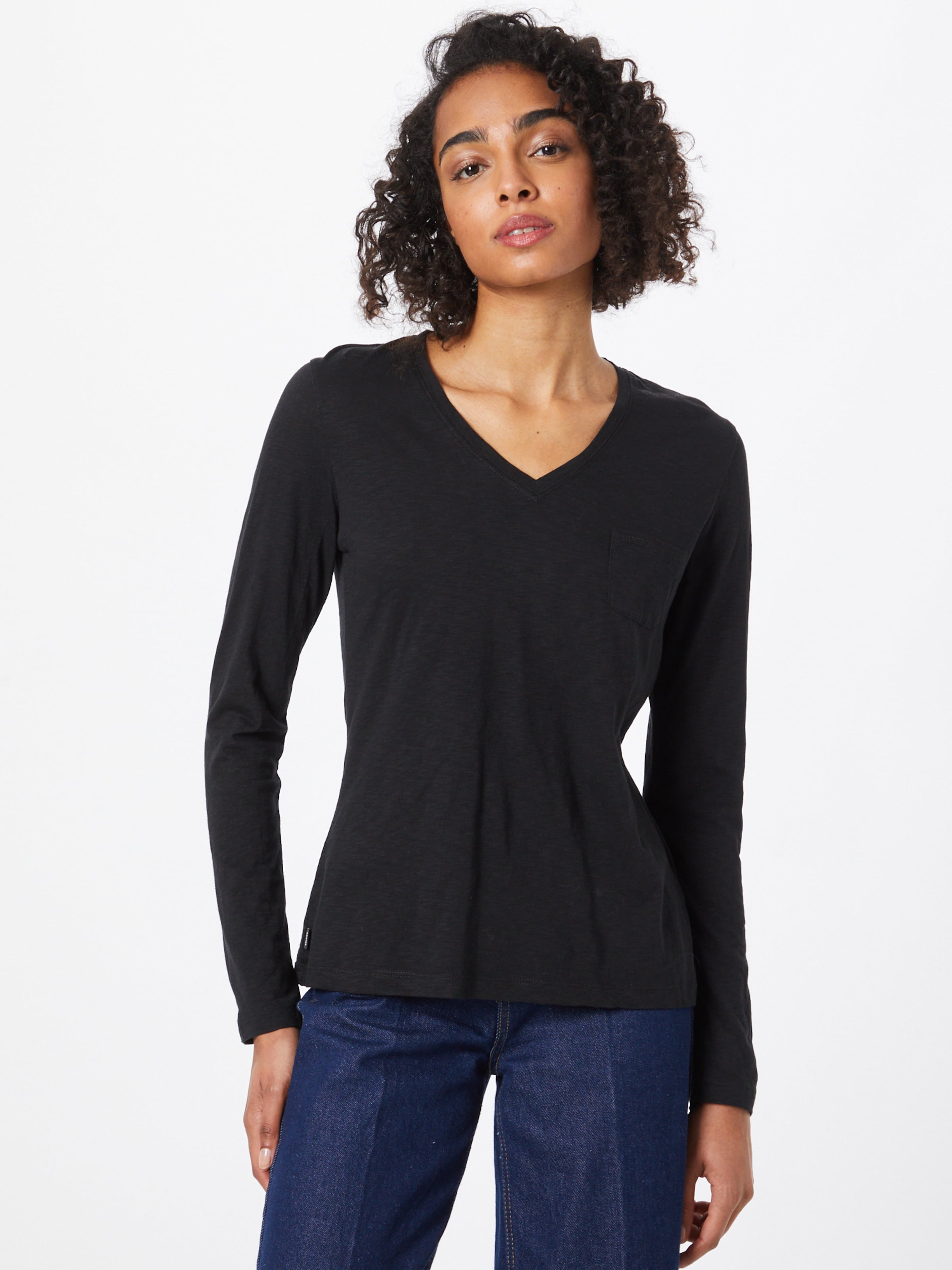Frauen Shirts & Tops Superdry Shirt in Schwarz - XH08612 Frauen Shirts & Tops Superdry Shirt in Schwarz - XH08612
