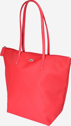 LACOSTE Nákupní taška – červená: přední strana
