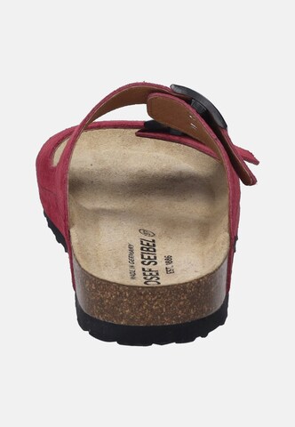 JOSEF SEIBEL Mules 'Hermine 06' in Red