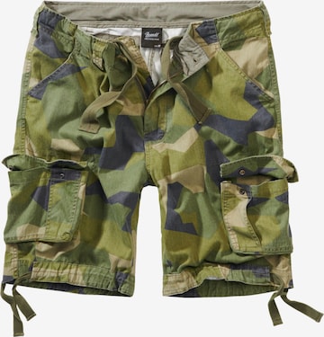 Regular Pantalon cargo Brandit en vert : devant