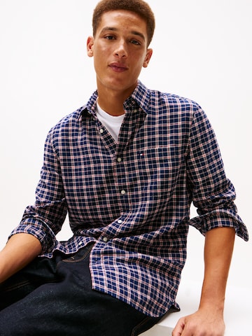 TOMMY HILFIGER Regular fit Overhemd in Blauw