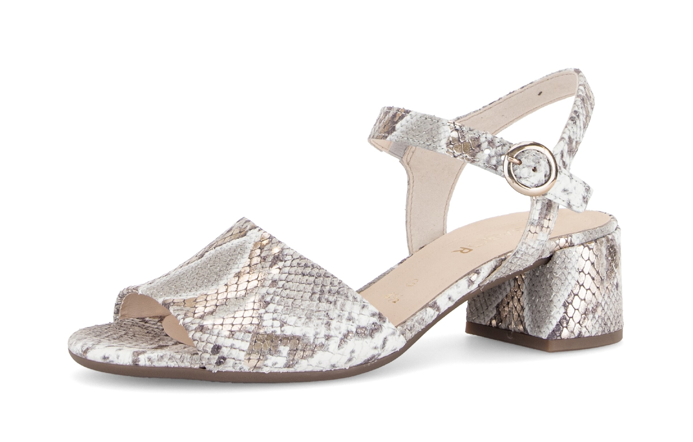 GABOR Sandale in Grau: Vorderseite