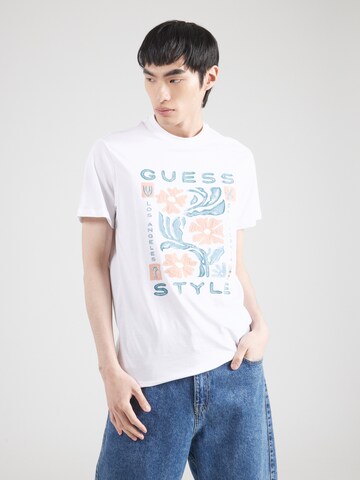 GUESS Футболка в Белый: спереди