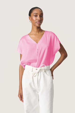 SOAKED IN LUXURY Halenka 'Loana' – pink: přední strana