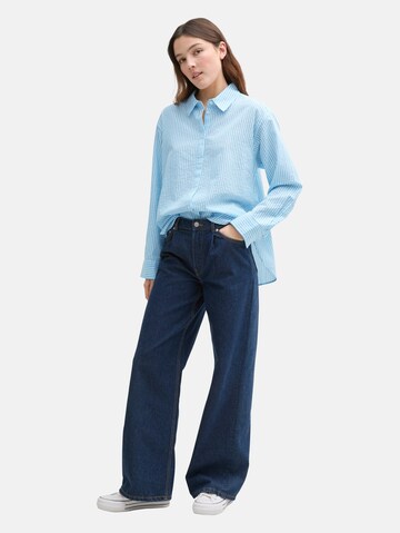 TOM TAILOR DENIM Blouse in Blauw