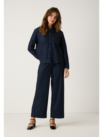 MORE & MORE Bluse in Blau