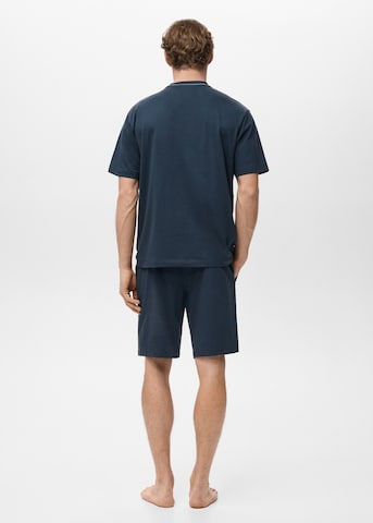 MANGO MAN Short Pajamas in Blue