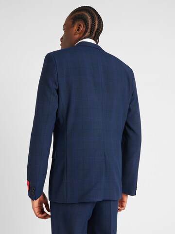 HUGO Slim fit Suit 'Arti Hesten' in Blue