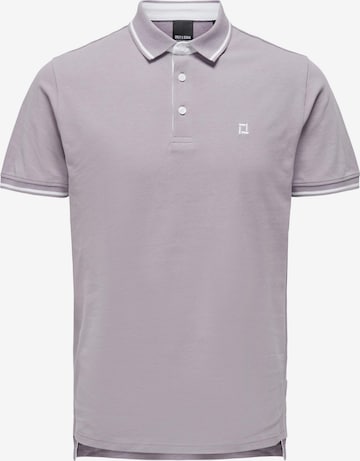 T-Shirt 'Fletcher' Only & Sons en violet : devant