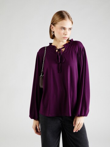 Wallis Blouse in Purple: front