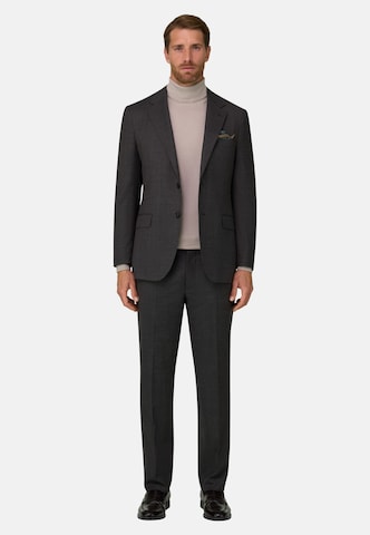 Boggi Milano Tapered Anzug in Braun: Vorderseite
