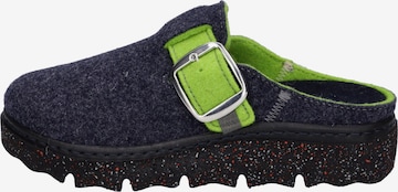 Westland Hausschuh 'Carmaux 02' in Blau: Vorderseite