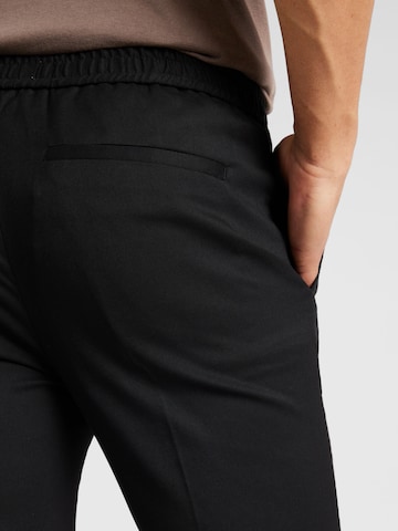 TOPMAN Regular Trousers in Black