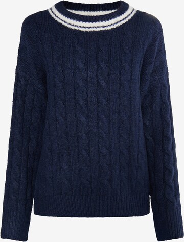 DreiMaster Maritim Sweater 'Eissegler' in Blue: front