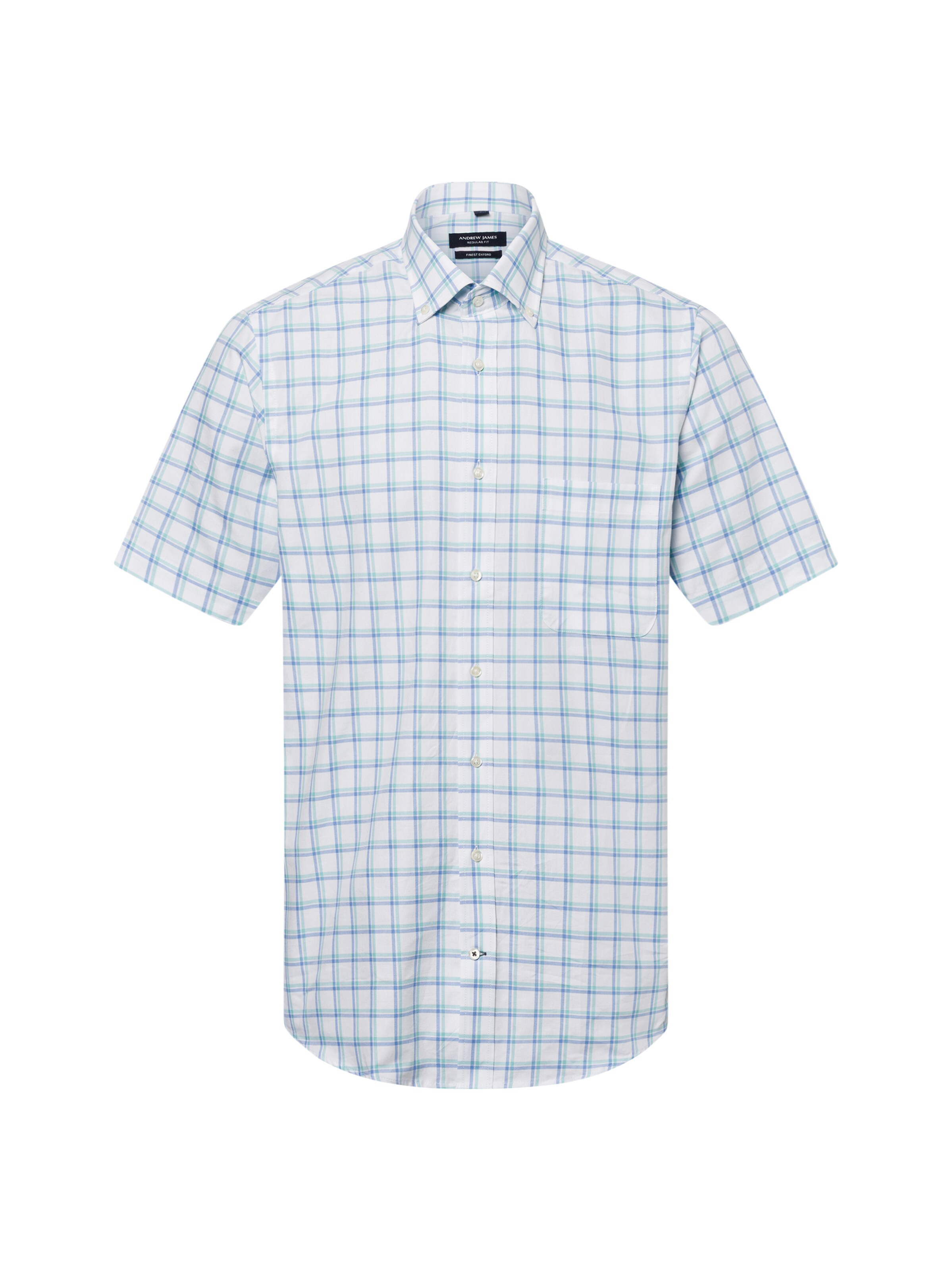 Andrew James Regular Fit Hemd in Weiß: Vorderseite