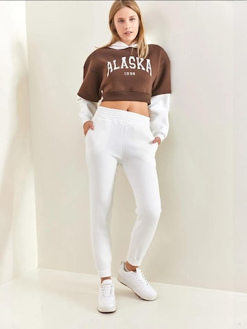Bianco Lucci Joggingpak in Bruin